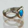 Black Opal Dd Gold & Silver Ring - Image 2
