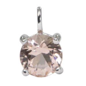 Pink Tourmaline Gold Pendant