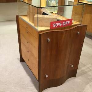 Pedestal Display Cabinet