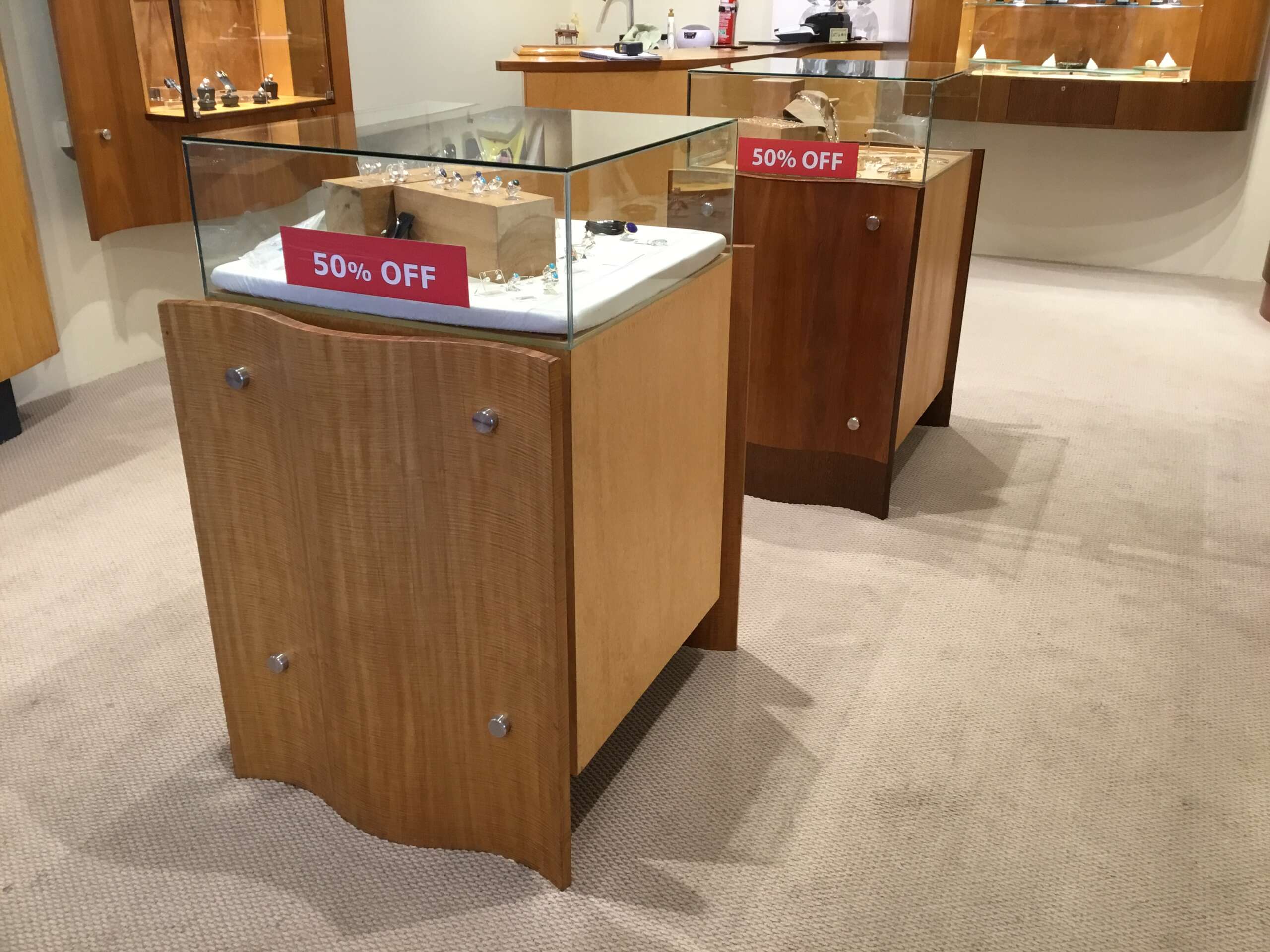 Blonde Display Pedestal