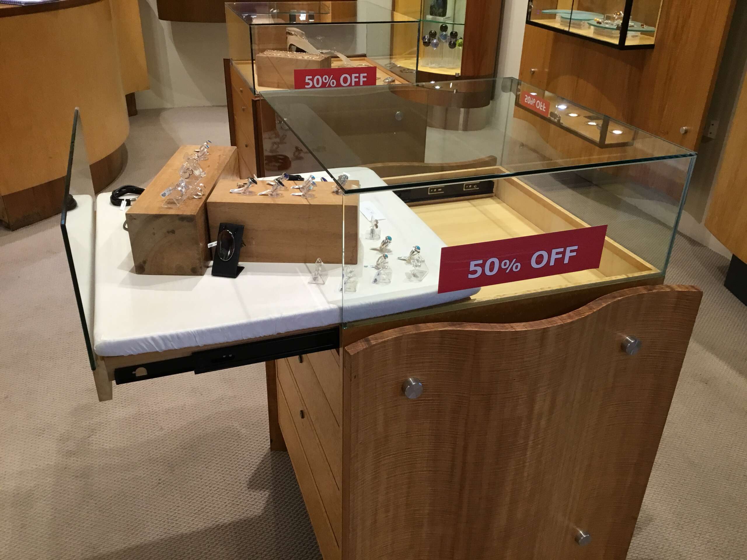 Pedestal Display Cabinet - Image 2