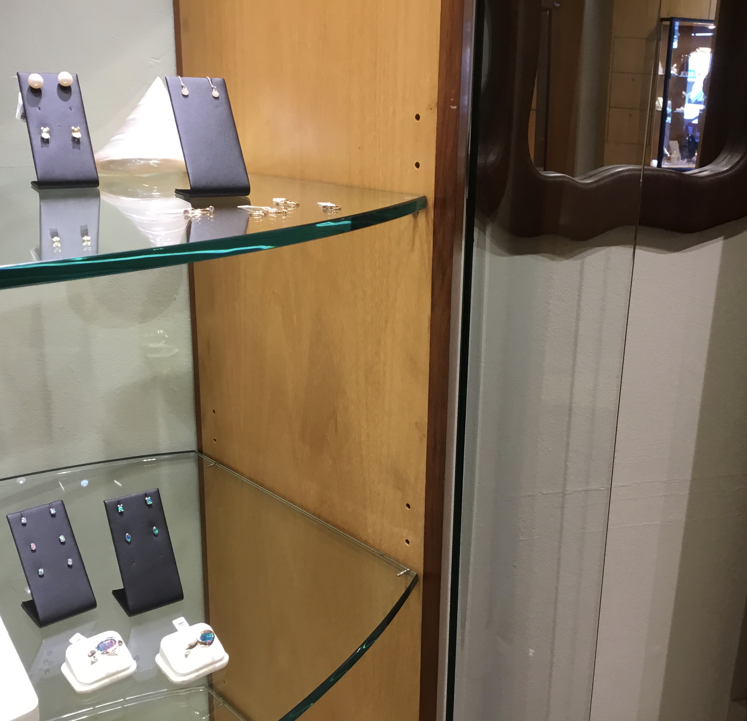 Tall Standing Oval Cabinet - Image 6