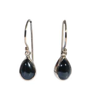 Black Star Diopside Gold Earrings