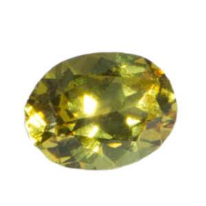 Sapphire Golden Oval